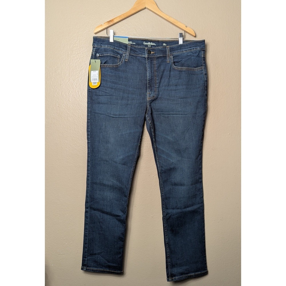 Goodfellow & Co Slim Fit Jeans Mens 38x30 Dark Wash Blue‎ Denim NWT Modern